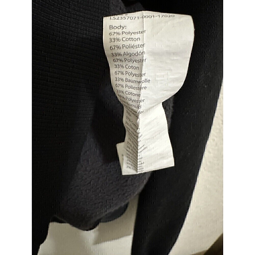 Fabletics Sweater Size XS Womens Black Long Sleeve Quarter Zip Collared Pockets - Picture 5 of 6